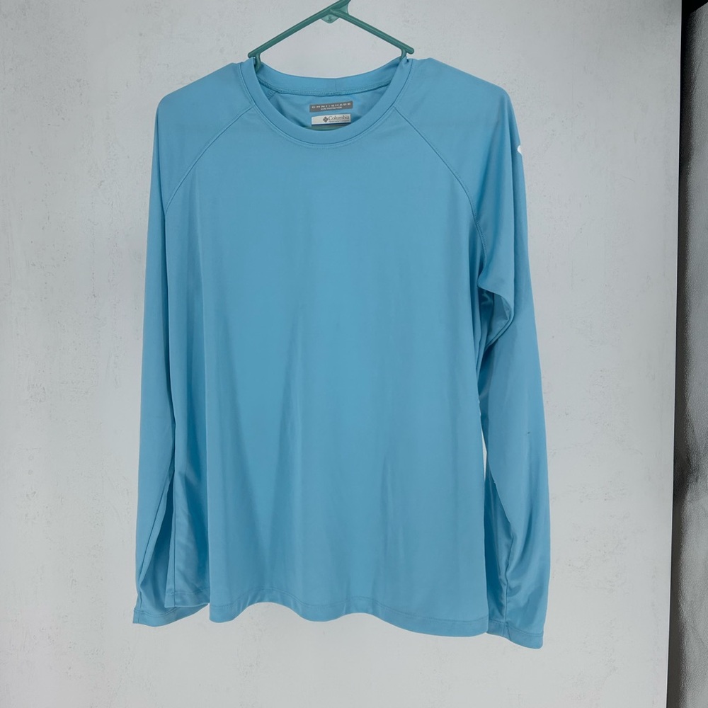Columbia PFG Omni-Shade UPF Sun Protection Long Sleeve Top Size Large